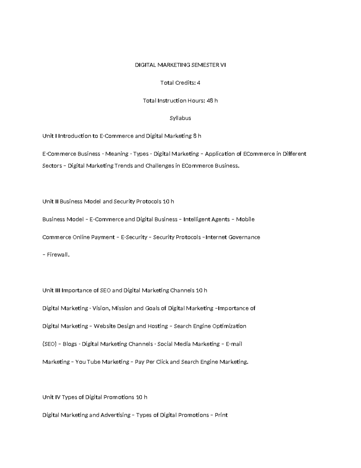 DIGITAL MARKETING SEM VI: Comprehensive Study Guide and Notes - Studocu