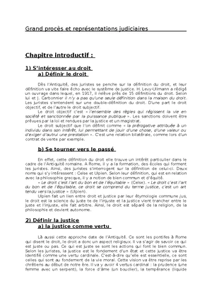 CM - Grands procès et représentations judiciaires - CM – GRANDS PROCÈS ...