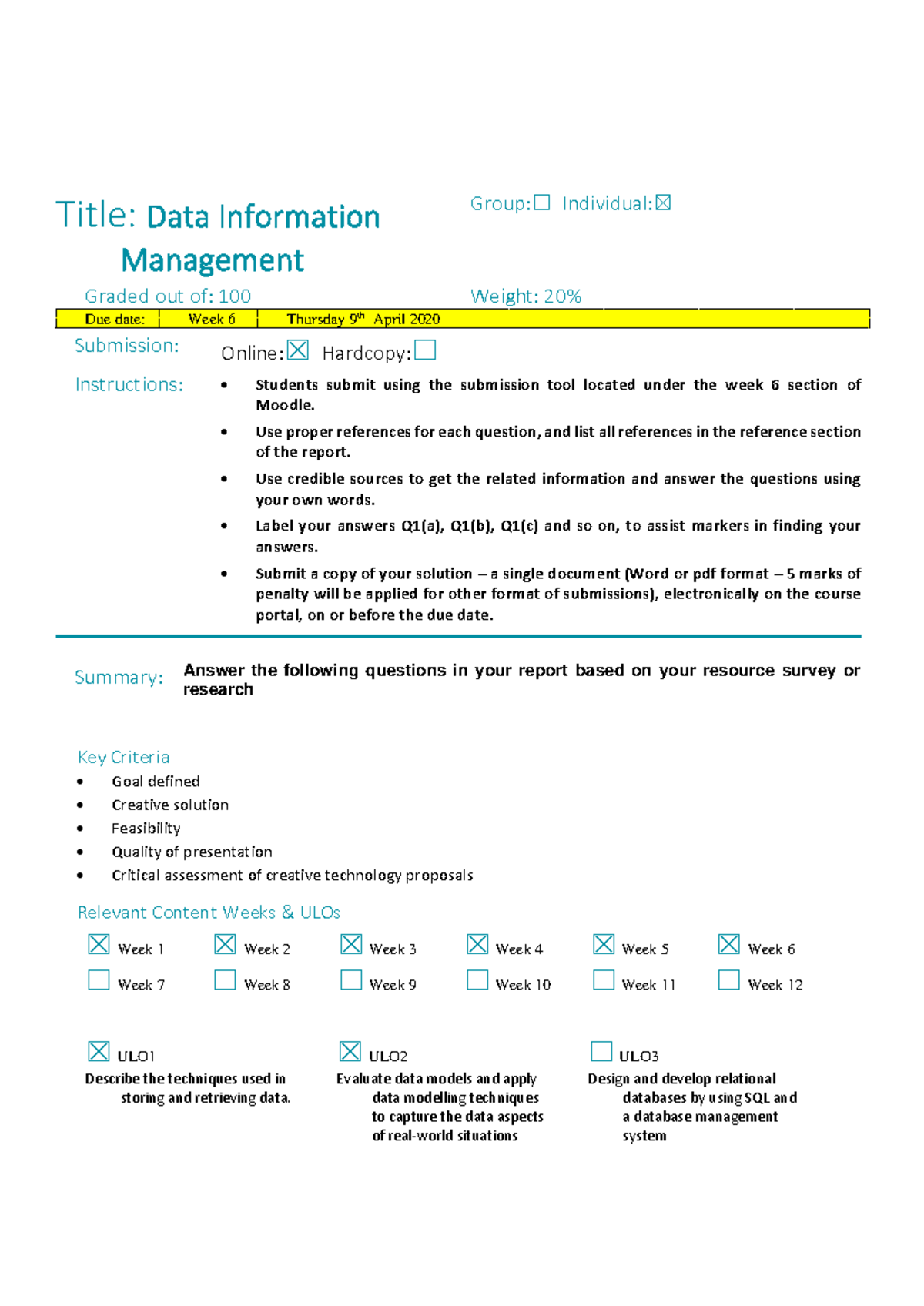 Data Information Management - Title: Data Information Management Group ...