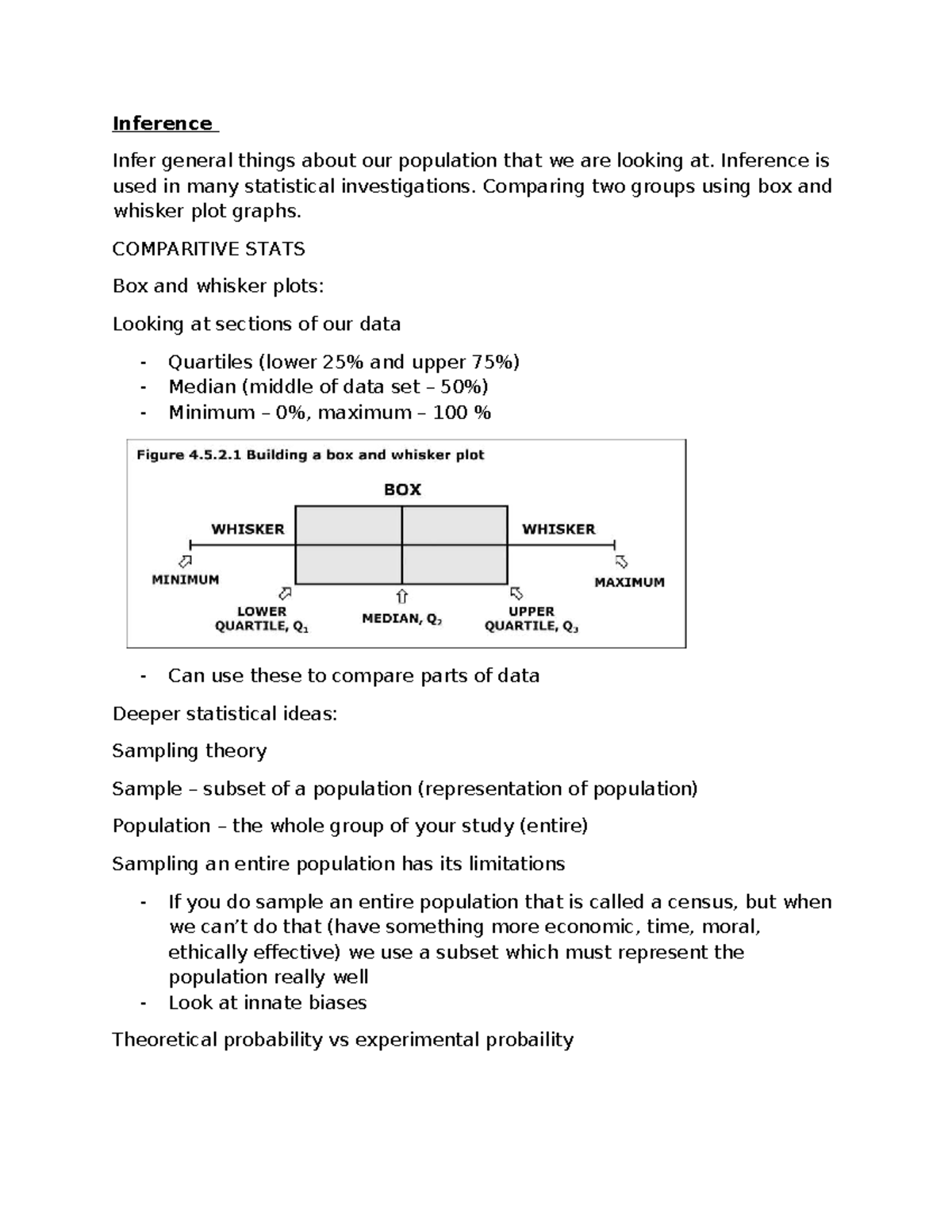 Statistical Inference Notes: Understanding Population Sampling and ...