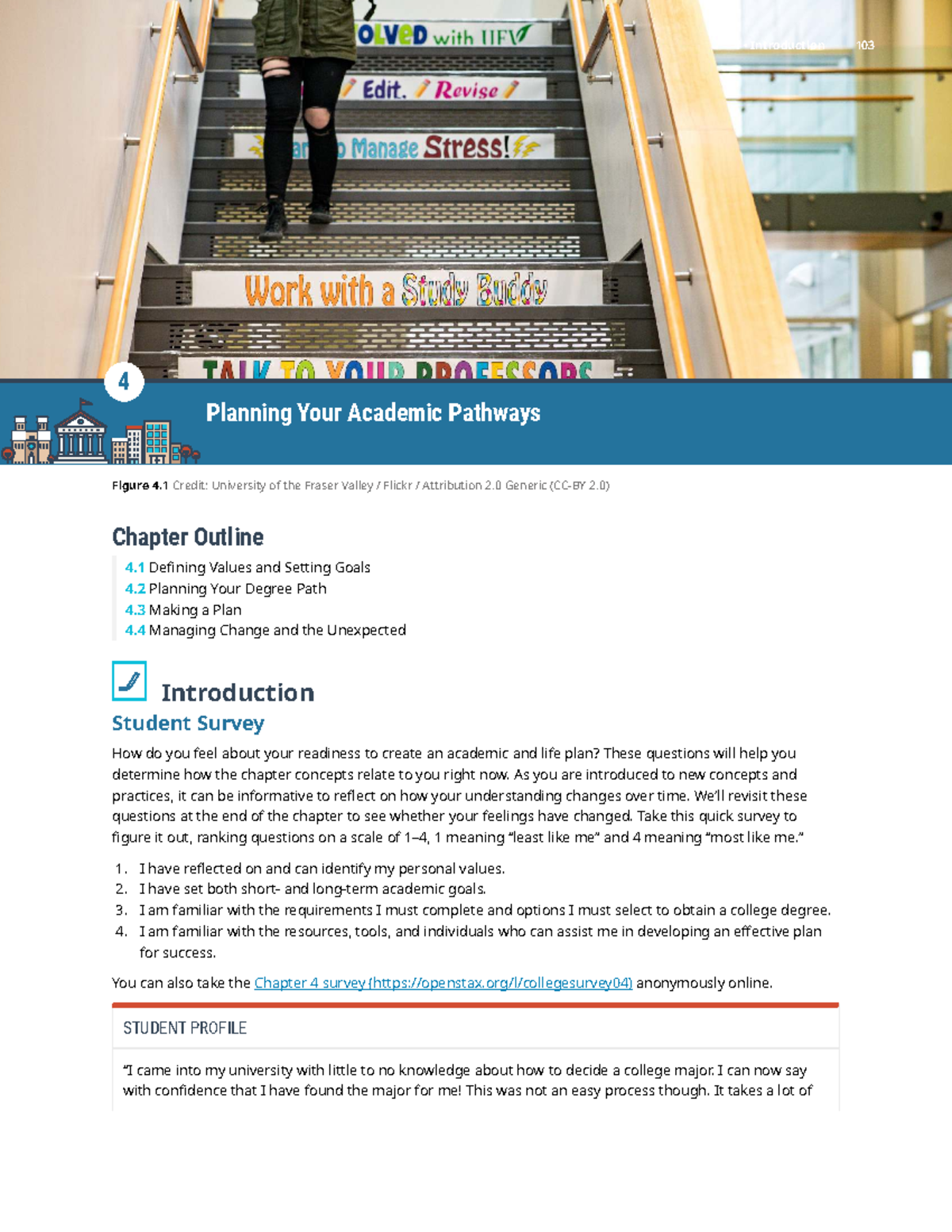 College Success: Planning Your Academic Pathways (Course Code: 113-145 ...