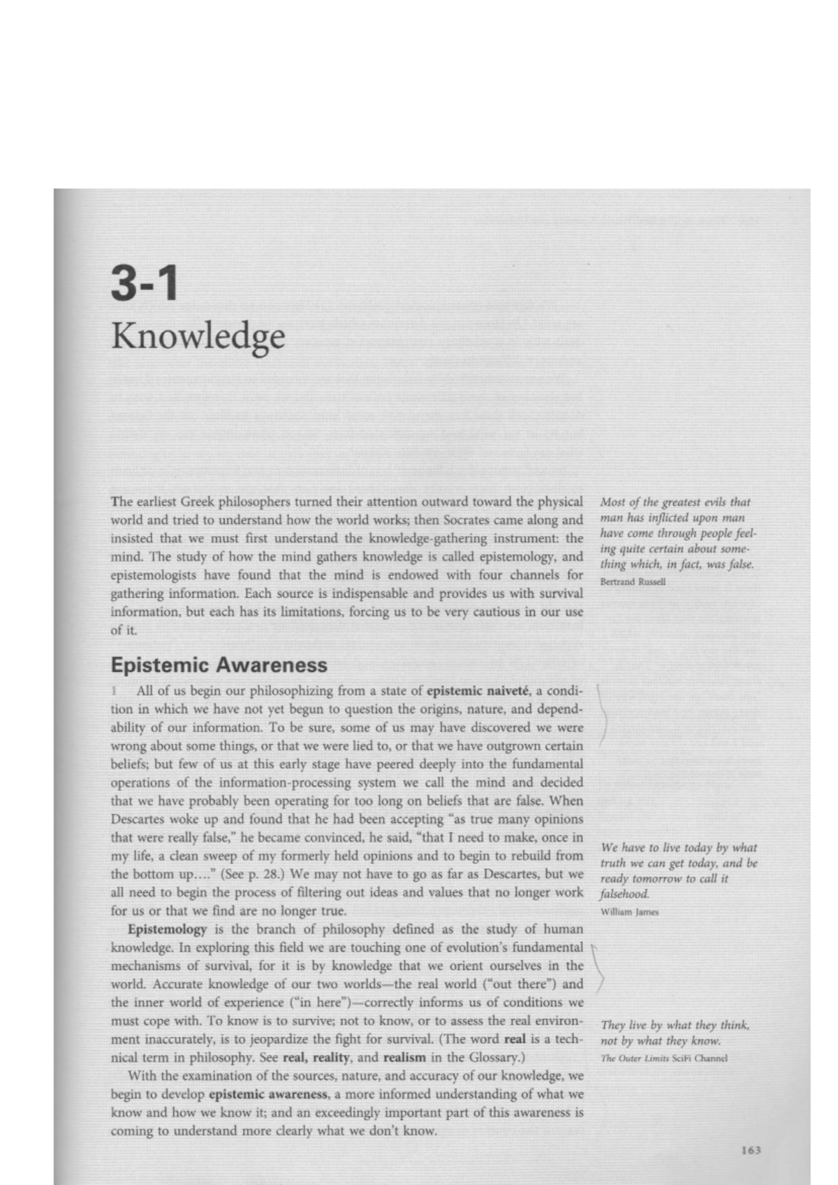 PHIL 101: Epistemology and the Nature of Knowledge - Studocu