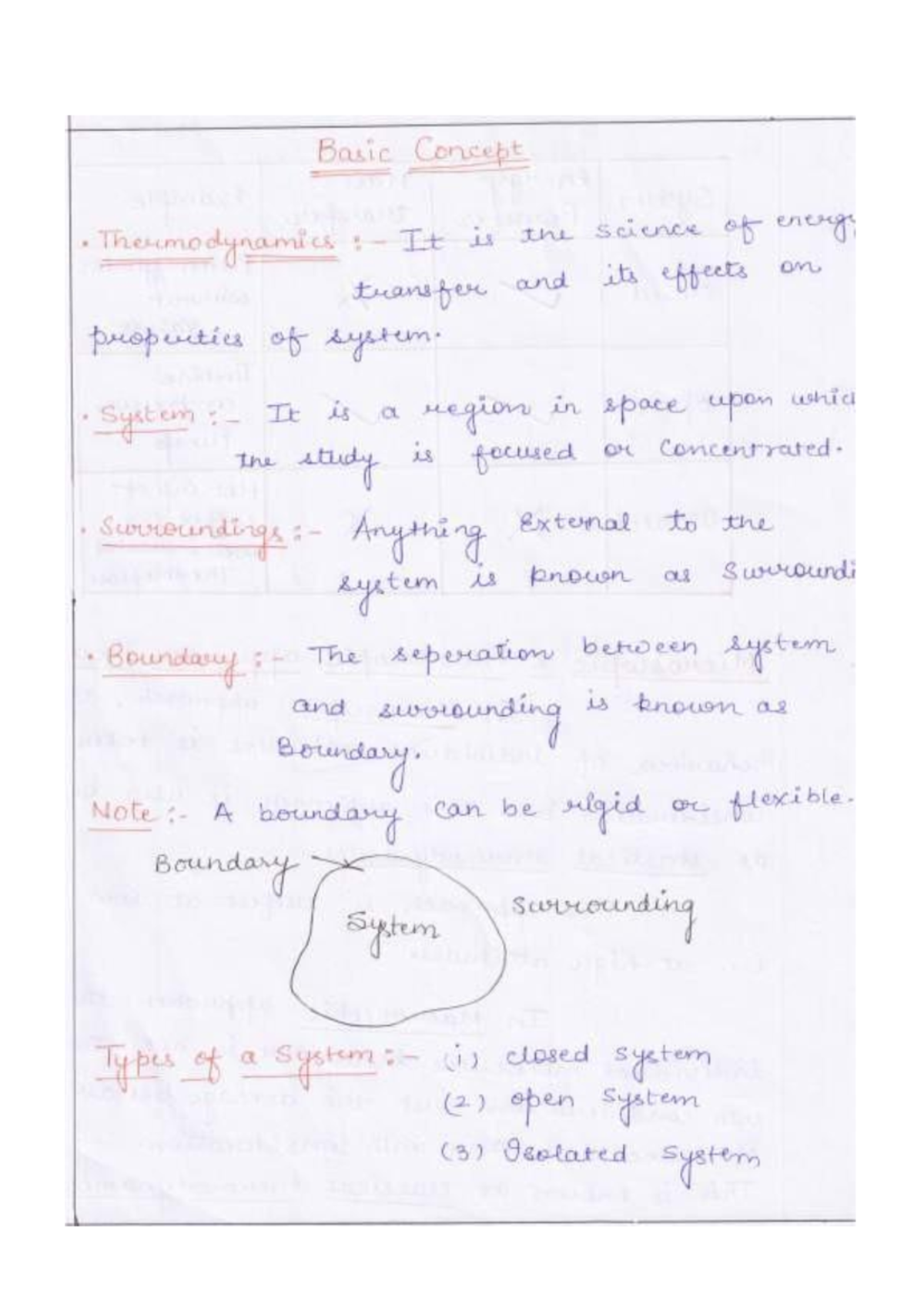 Thermodynamics notes-1: Basic concepts and principles - Studocu