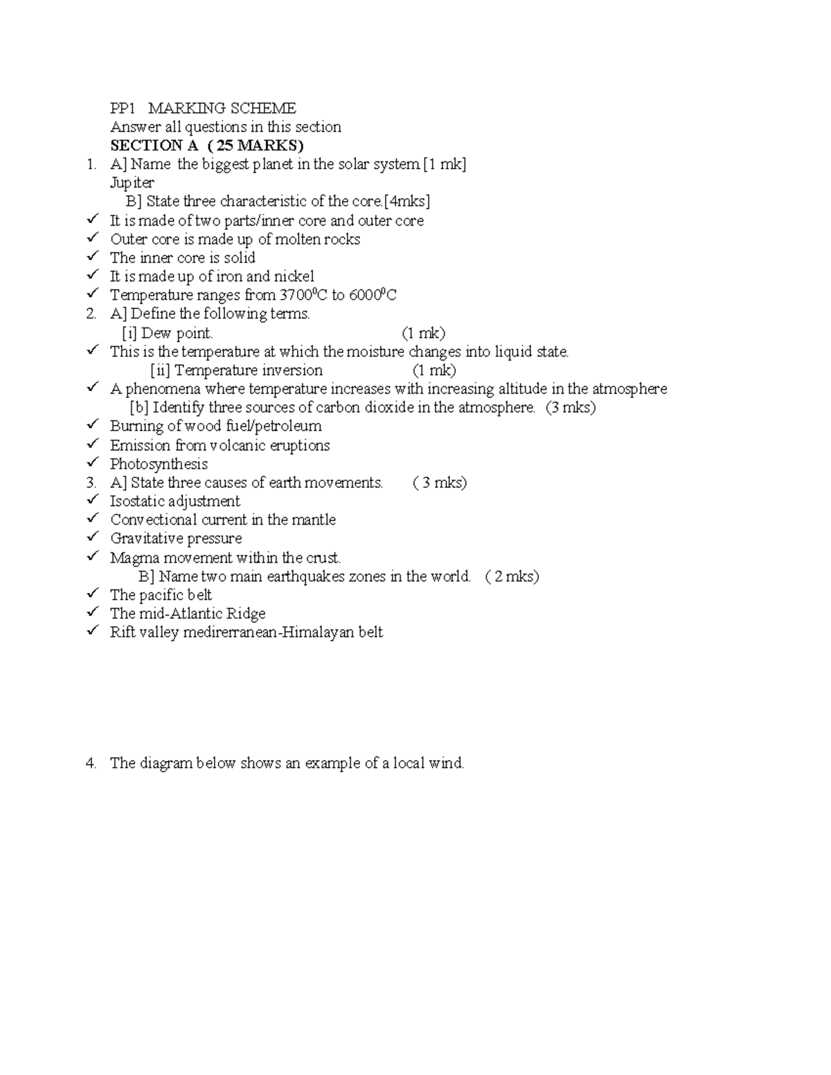 GEO PP1 MARKING SCHEME - PRACTICAL EXAMPLES OF HIGH SCHOOL QUESTIONS ...