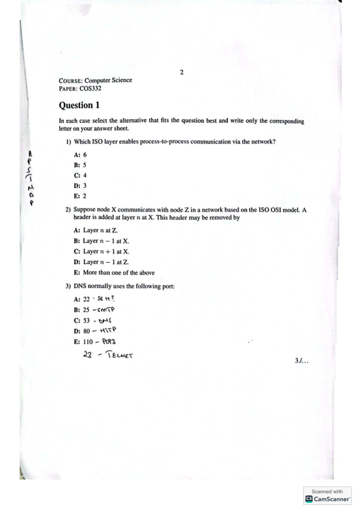 COS332 Final Exam Study Guide - Computer Science 2026 - Studocu