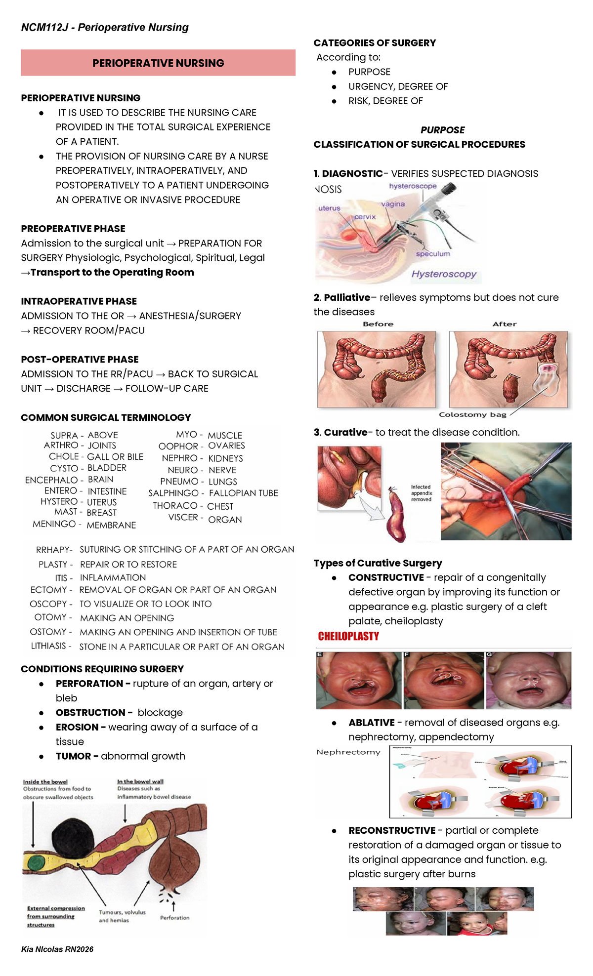 Perioperative- Nursing - PERIOPERATIVE NURSING PERIOPERATIVE NURSING IT ...