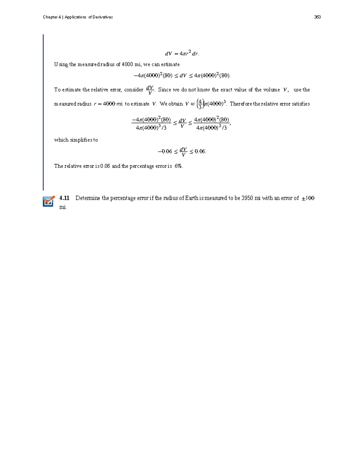 Calculus Volume 1 - Part 186: Chapter 4 Applications of Derivatives ...