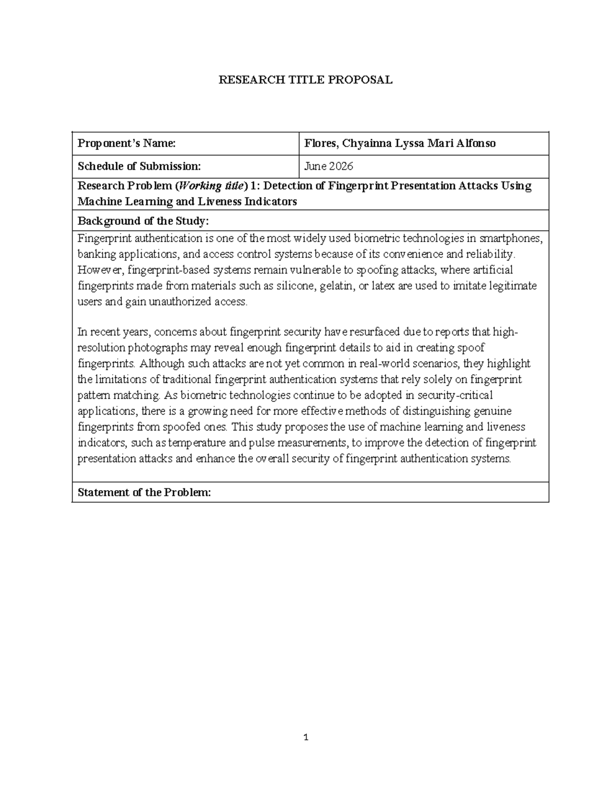 RESEARCH PROPOSAL: Detecting Fingerprint Spoofing with ML & Liveness ...