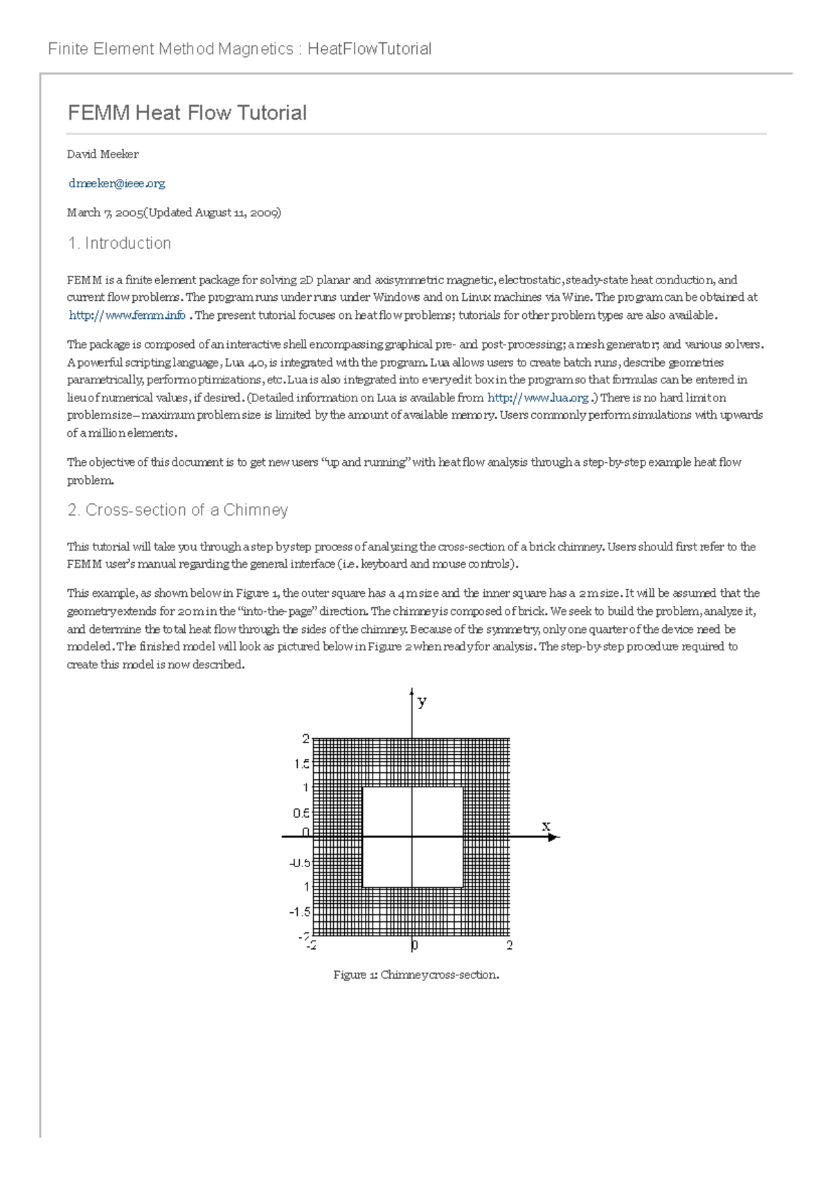 FEMM 2D Heat Flow Tutorial: A Step-by-Step Guide - Studocu
