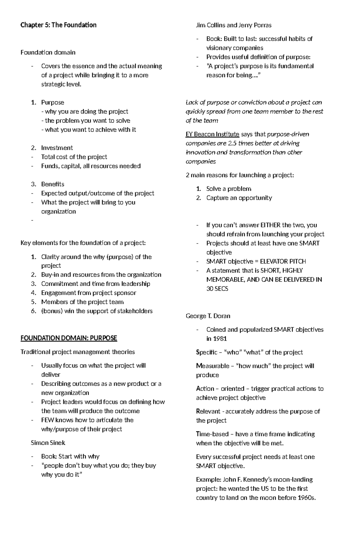 Chapter 5 - 6 - Project management is essentially the application of ...