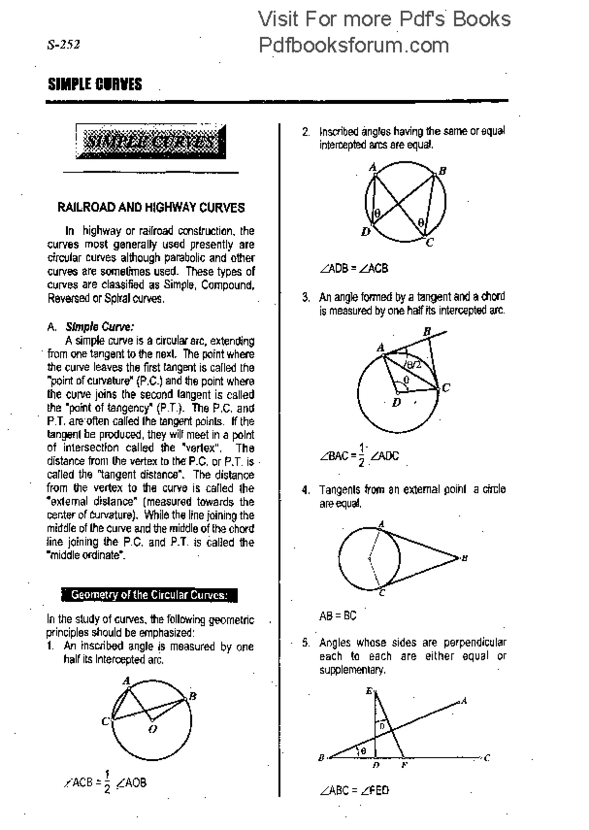 Solutions to Examples on Compound Curves (Course Code: VCETA 3) - Studocu