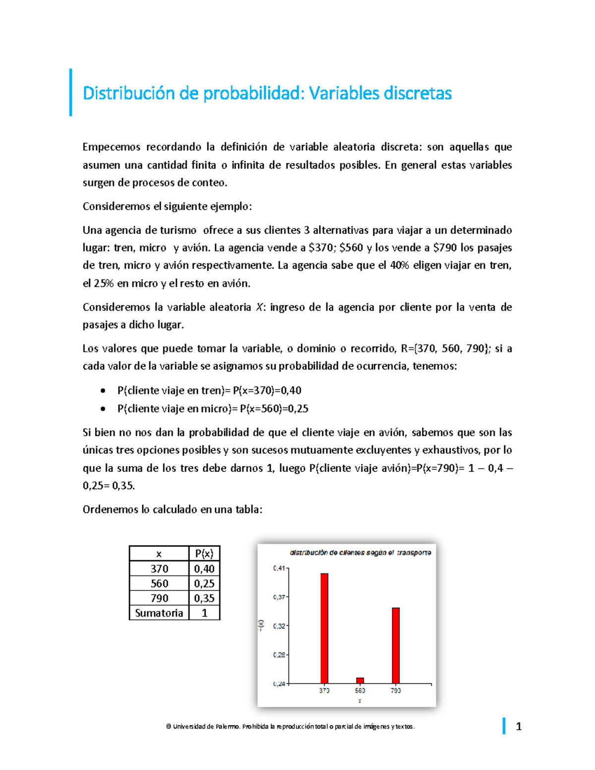 Distribución de Probabilidad: Variables Discretas - 251Q - Studocu