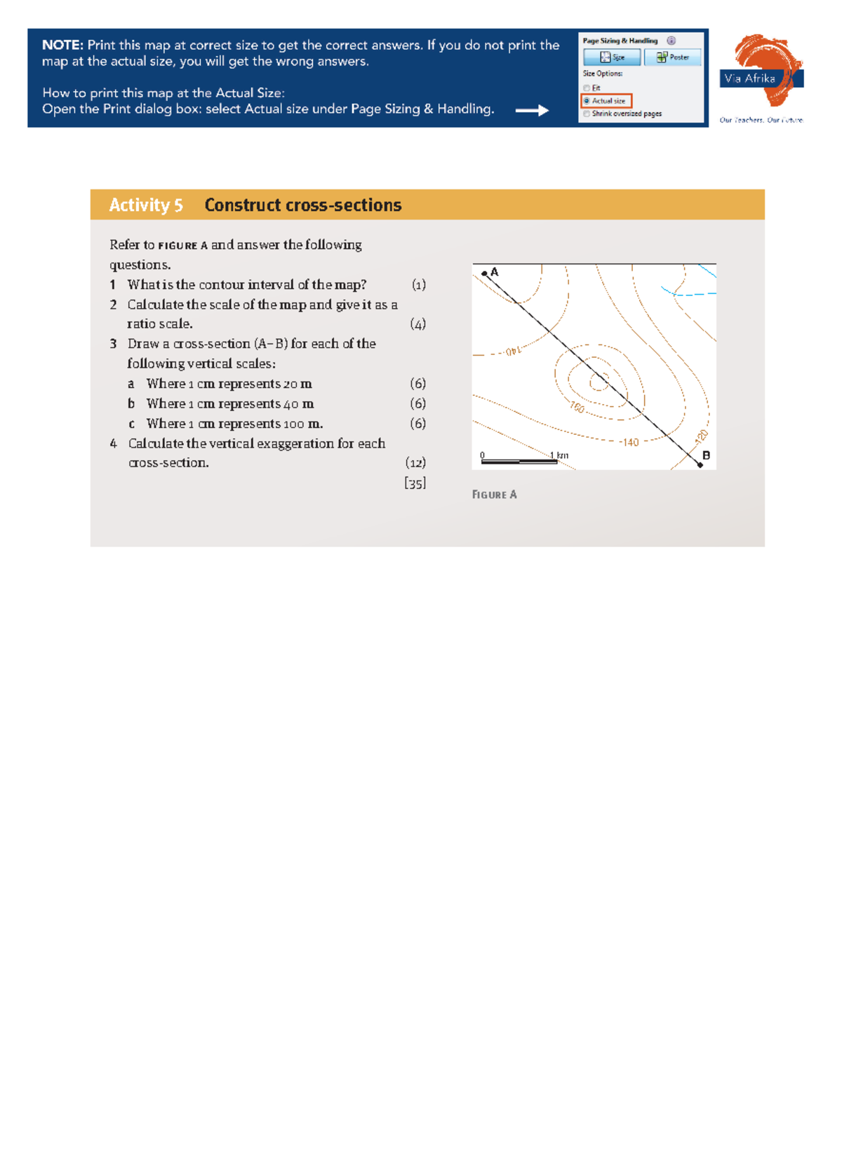 Geography 12 - Refer to Figure a and answer the following questions. 1 ...