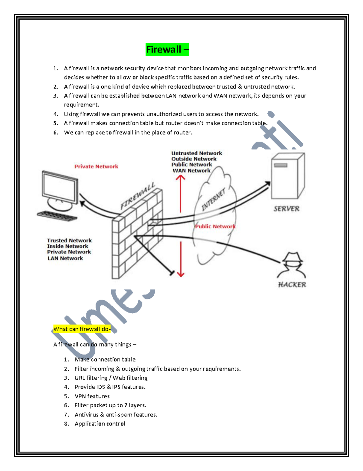 Fortigate Firewall NGFW Setup & Configuration Notes - 1666762385 - Studocu