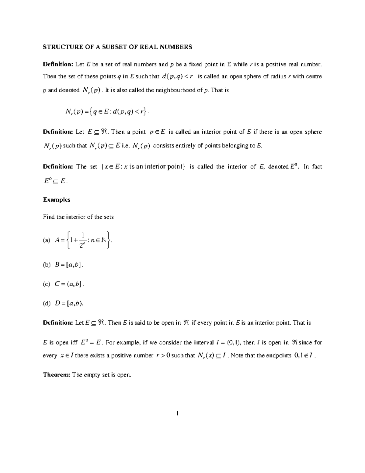 SMA 300 (2&3) - Structure and Properties of Real Number Sets - Studocu