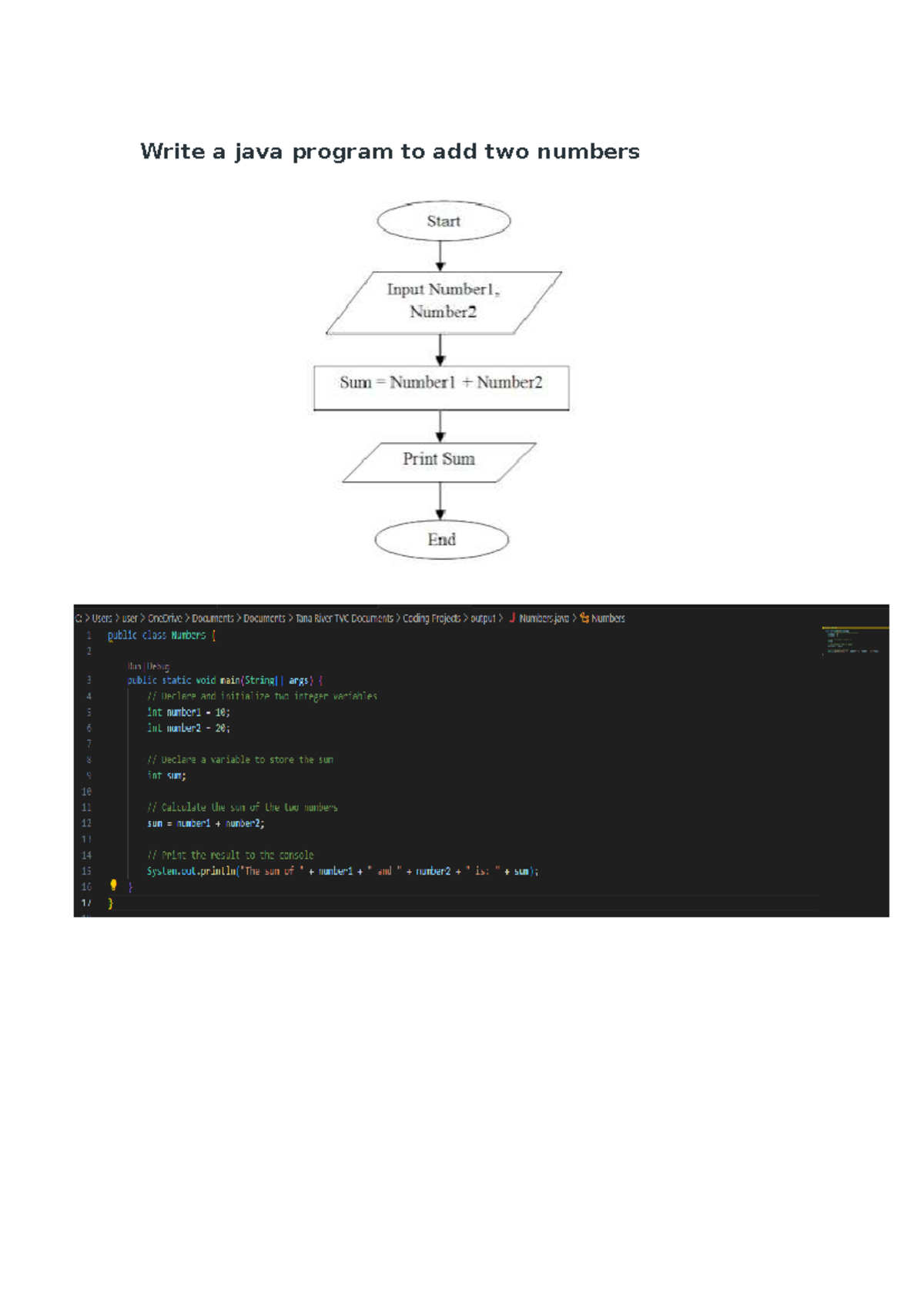 Java Program to Find the Largest of Three Numbers - Studocu
