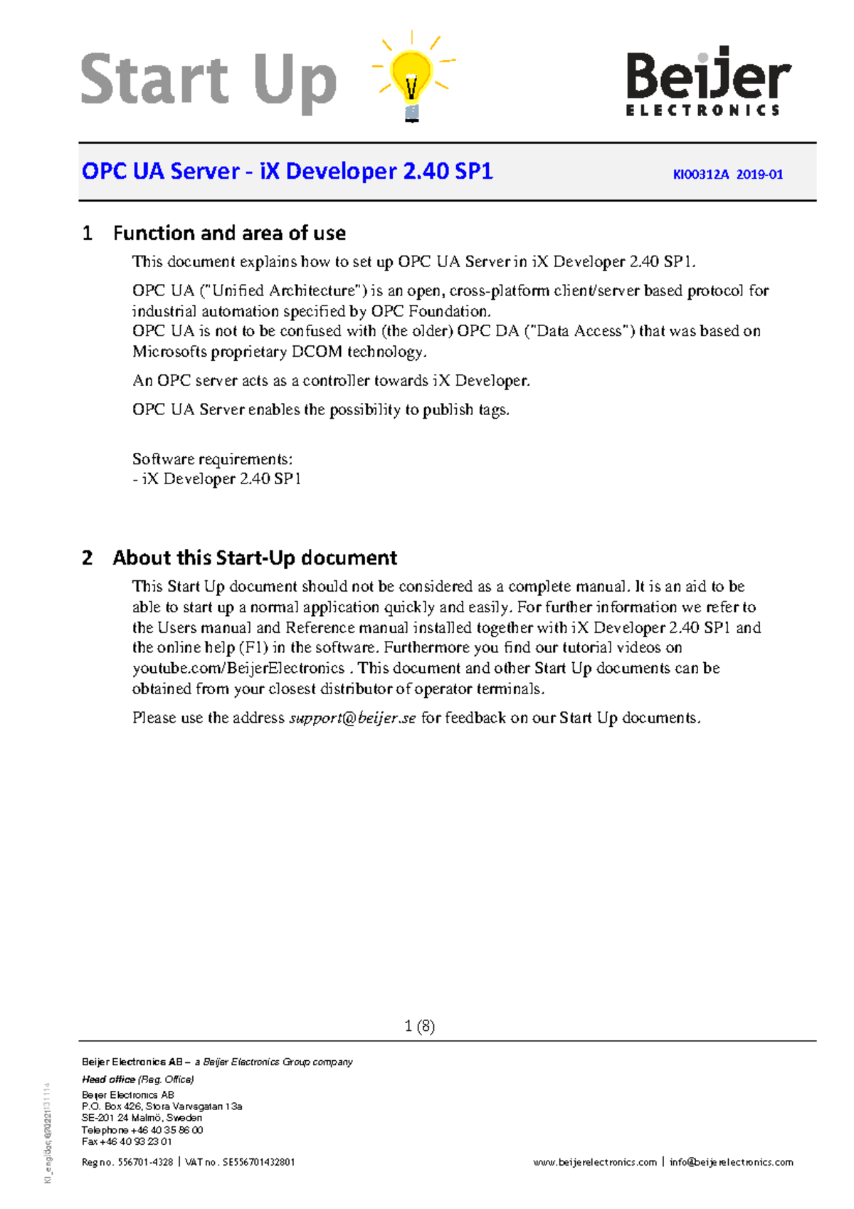 OPC UA Server Setup Guide in iX Developer 2.40 SP1 KI00312A - Studocu