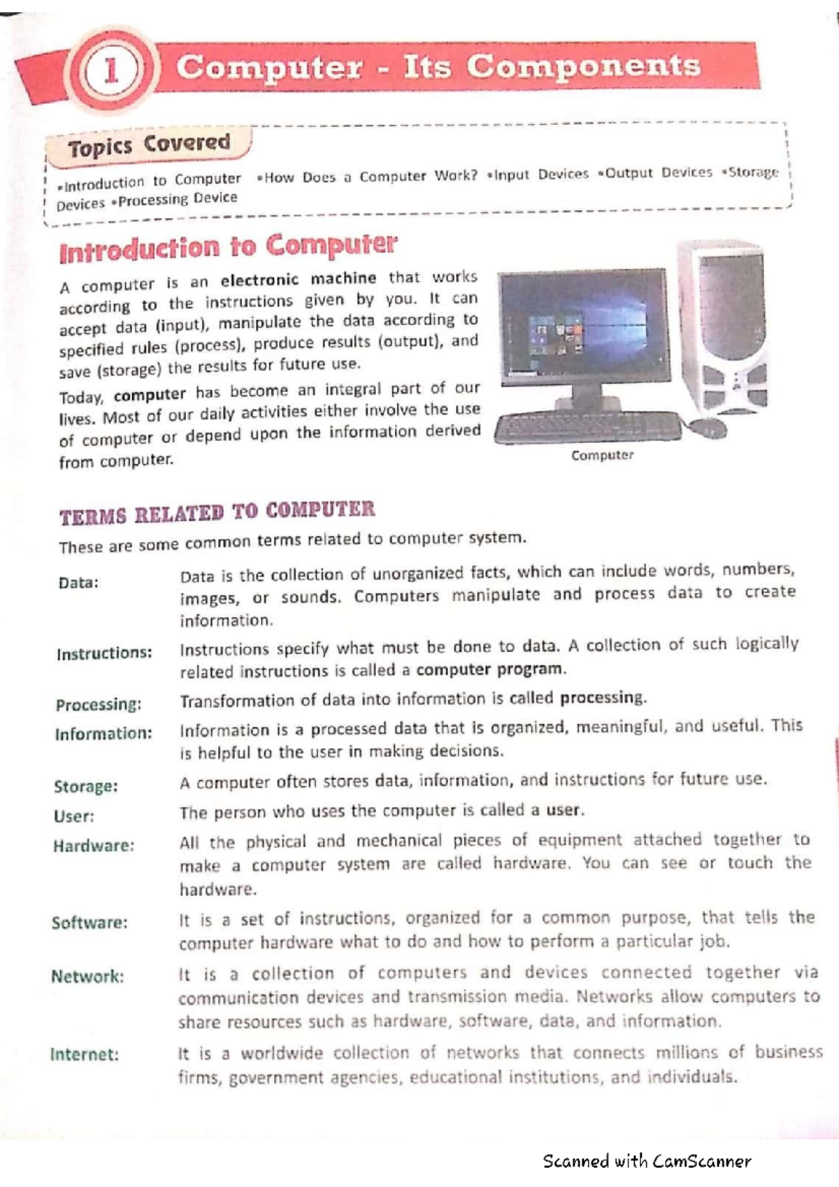 Computer Class 6 Notes - N5ea9234a73f11 - Studocu
