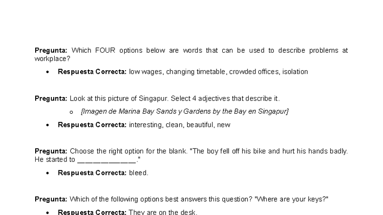 Final Exam Ingles S21 - Preguntas y Respuestas 2025 - Document Preview