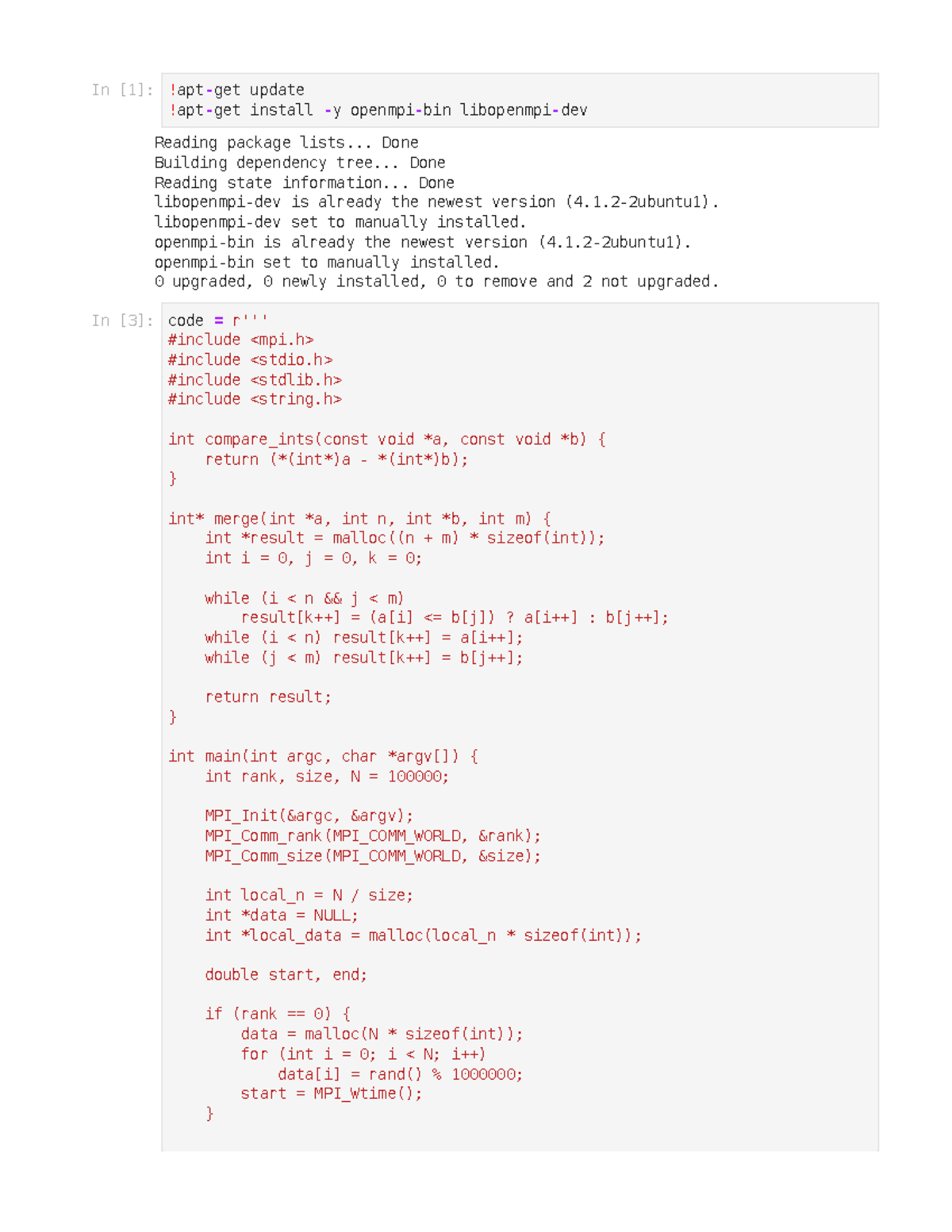 MINI Project HPC: Code Implementation and Dependency Management - Studocu