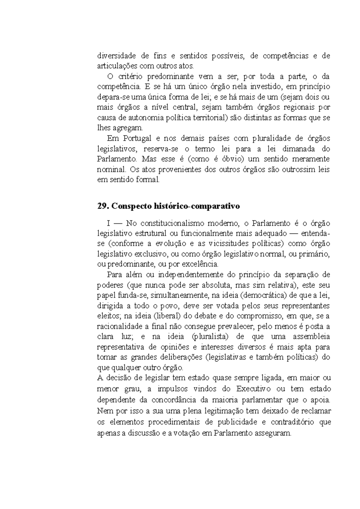Capítulo I: Relance Geral sobre Competências Legislativas em Portugal ...