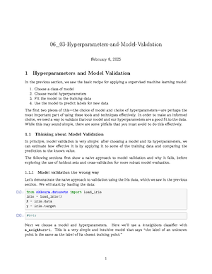 Model Validation Techniques and Hyperparameter Optimization Guide ...