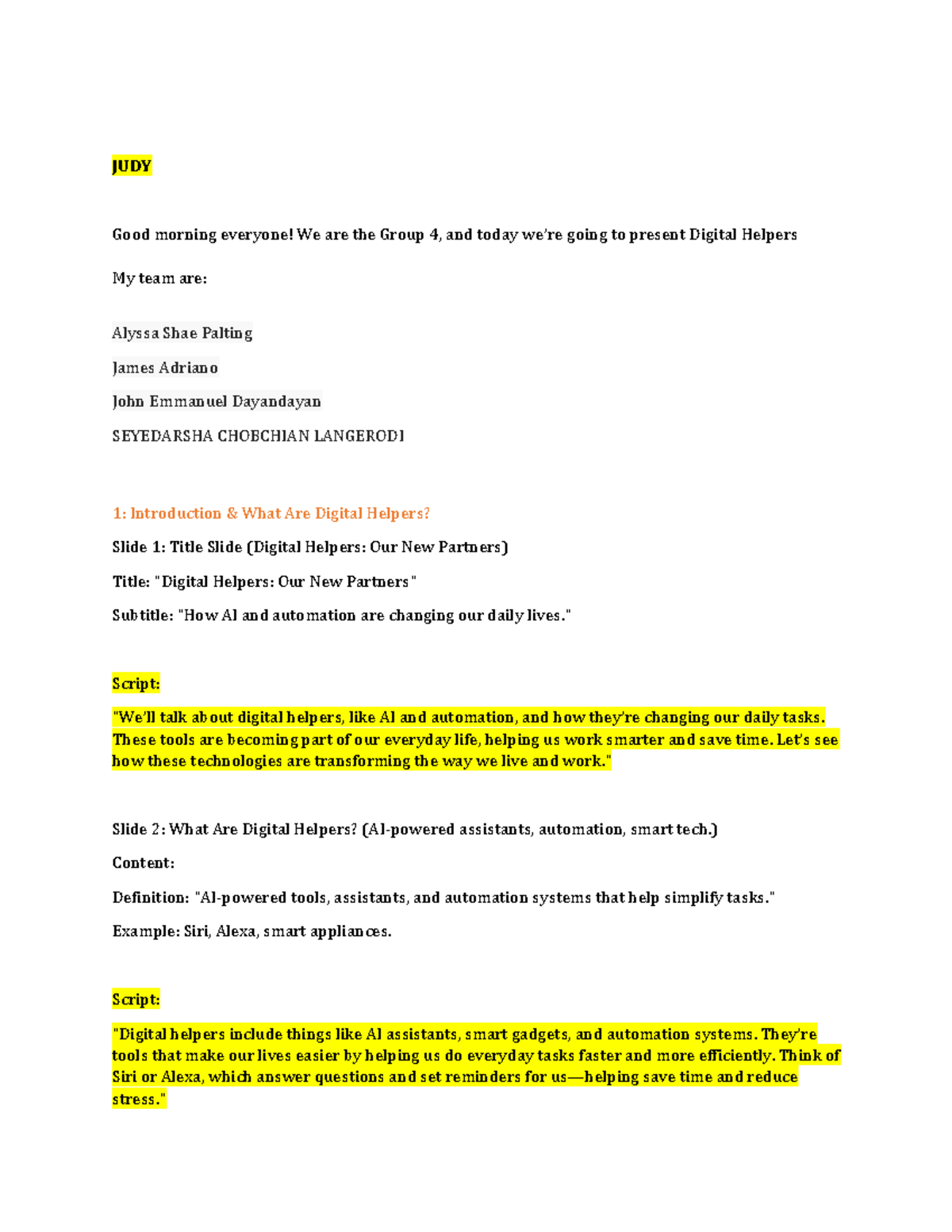 BUSN333 - Case Study on Digital Helpers: Transforming Our Daily Lives ...