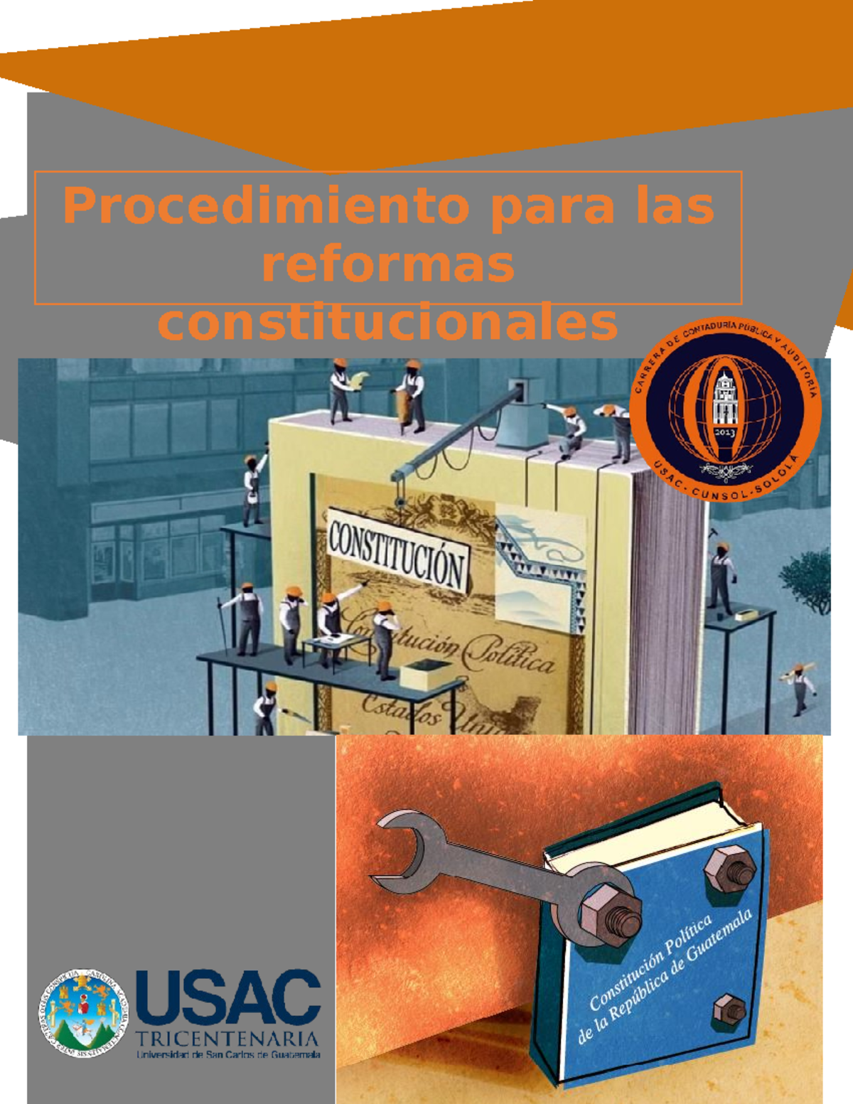 Procedimientos para Reformar la Constitución Política de Guatemala - Document Preview