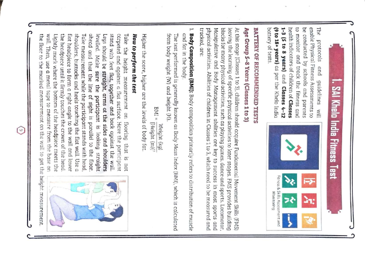 SAI Khelo India Fitness Assessment: Measured Muscle & Body Composition ...