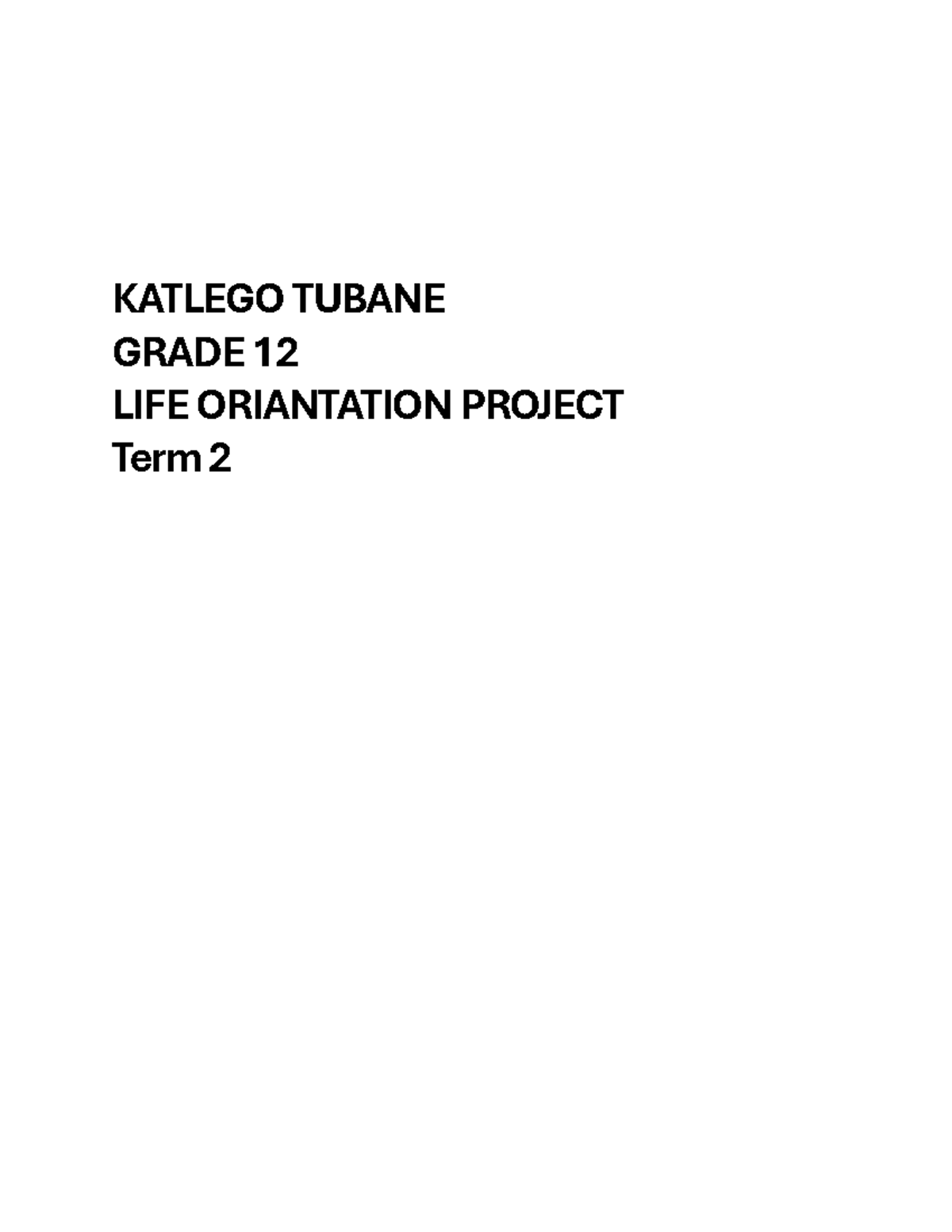 KATLEGO TUBANE GRADE 12 LO PROJECT Term 2: Social Media Impact Analysis ...