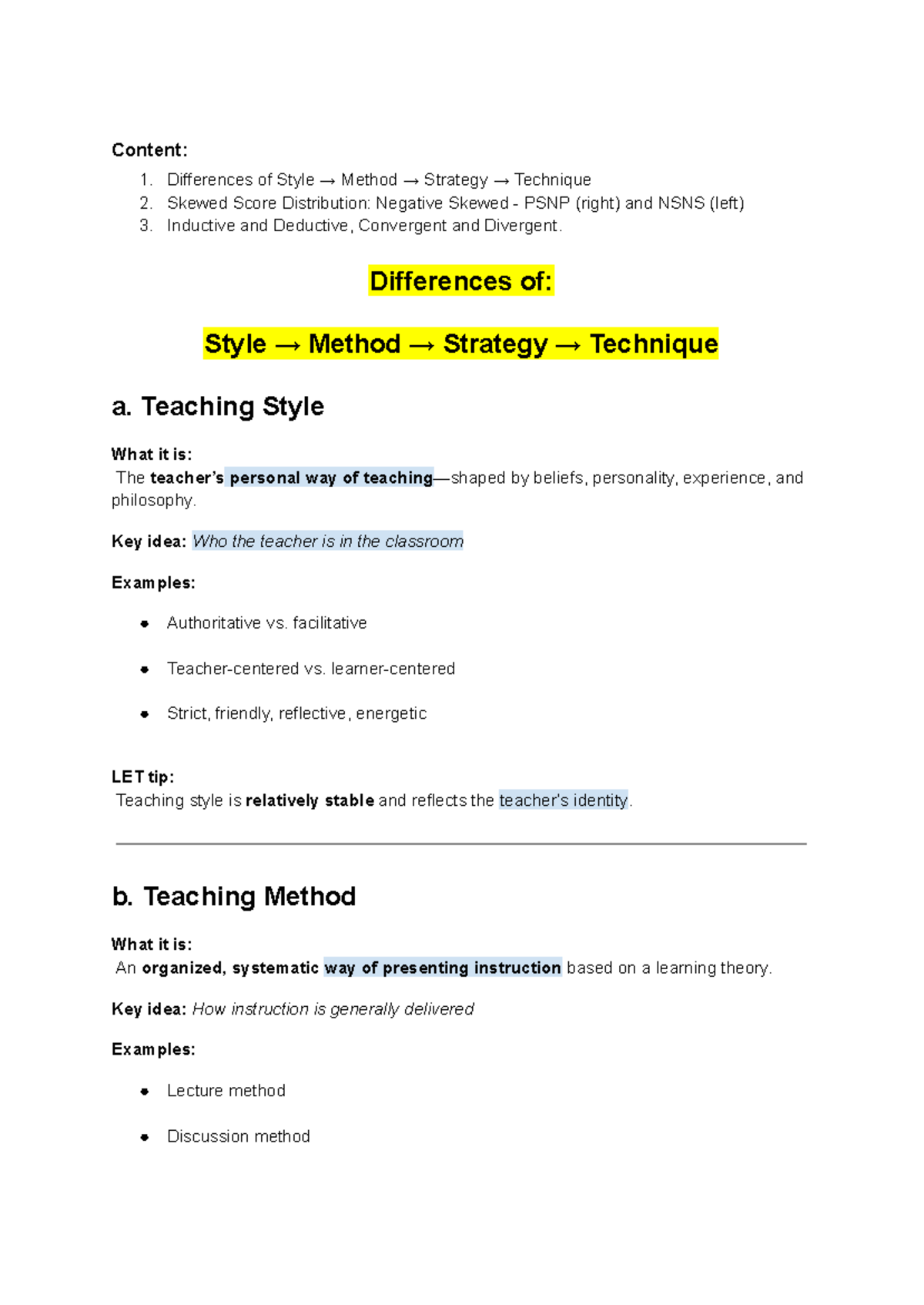 Style vs. Method vs. Strategy vs. Technique: Key Differences Explained ...