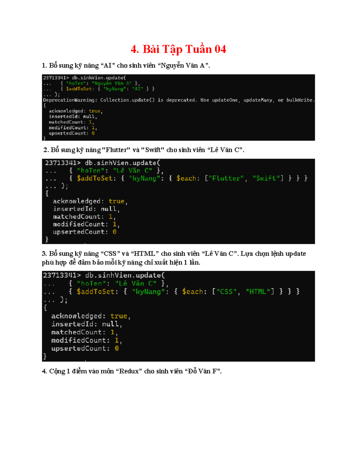 Bài Tập Tuần 04 - Kỹ Năng AI, Flutter, Swift, CSS, HTML, JavaScript ...
