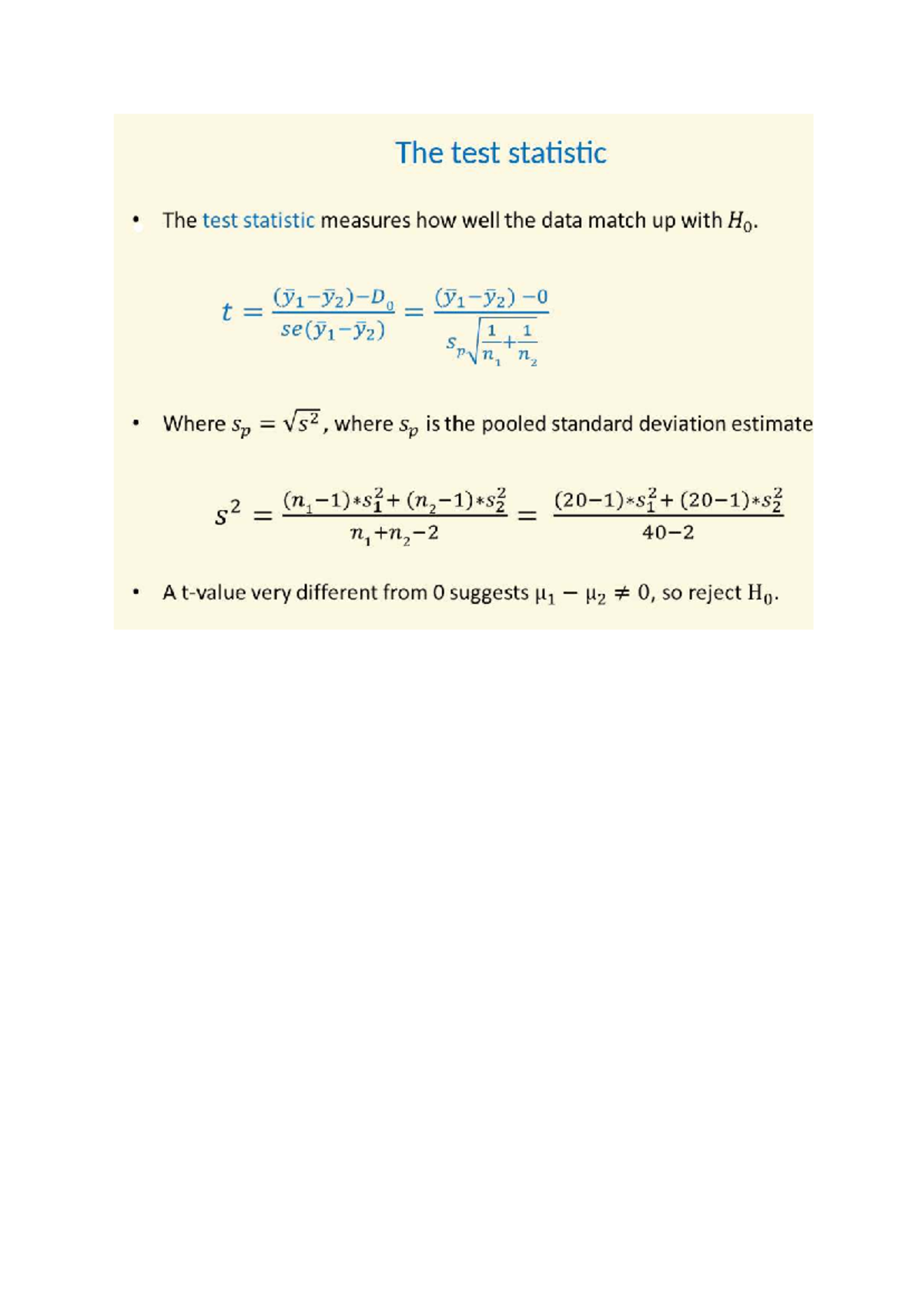 Stat - Important Slides on Advanced Statistics: First 4 Lectures ...
