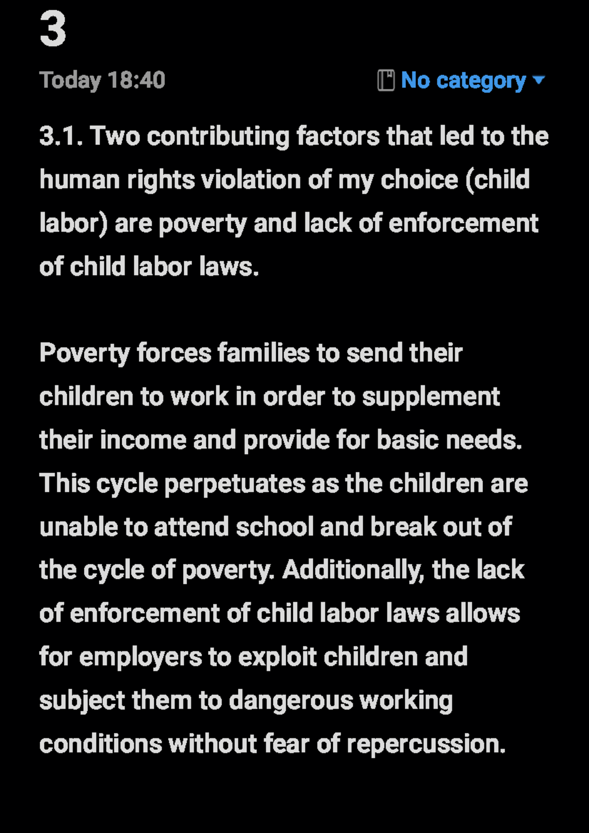 Child Labor Human Rights Violations Analysis - Activity 3 - Studocu