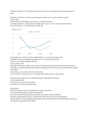 Statistical analysis and hypothesis testing techniques (STAT 101) - Studocu