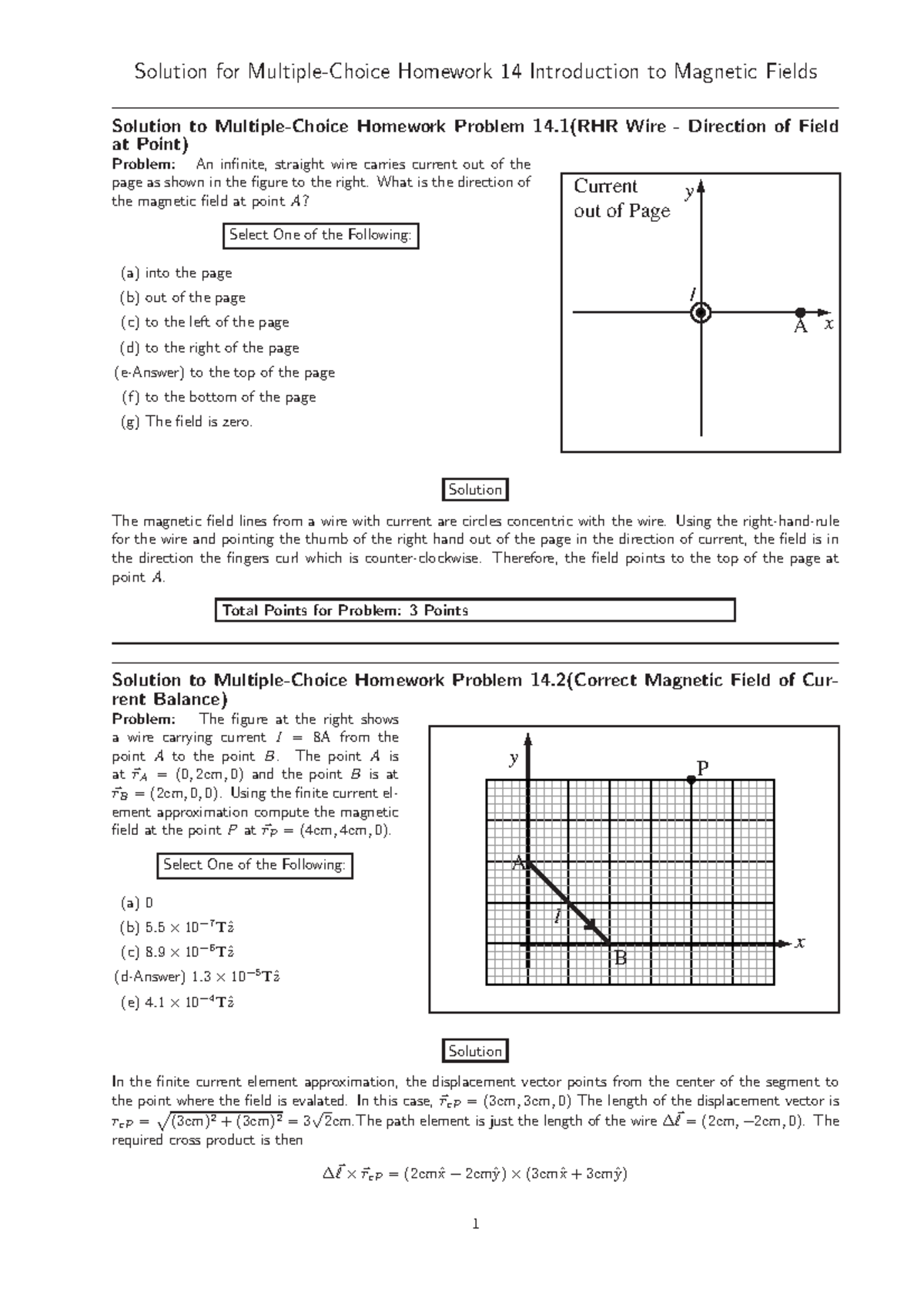 Solution MC Hwk (14) - MC HW 14 - Solution for Homework 14 Introduction ...