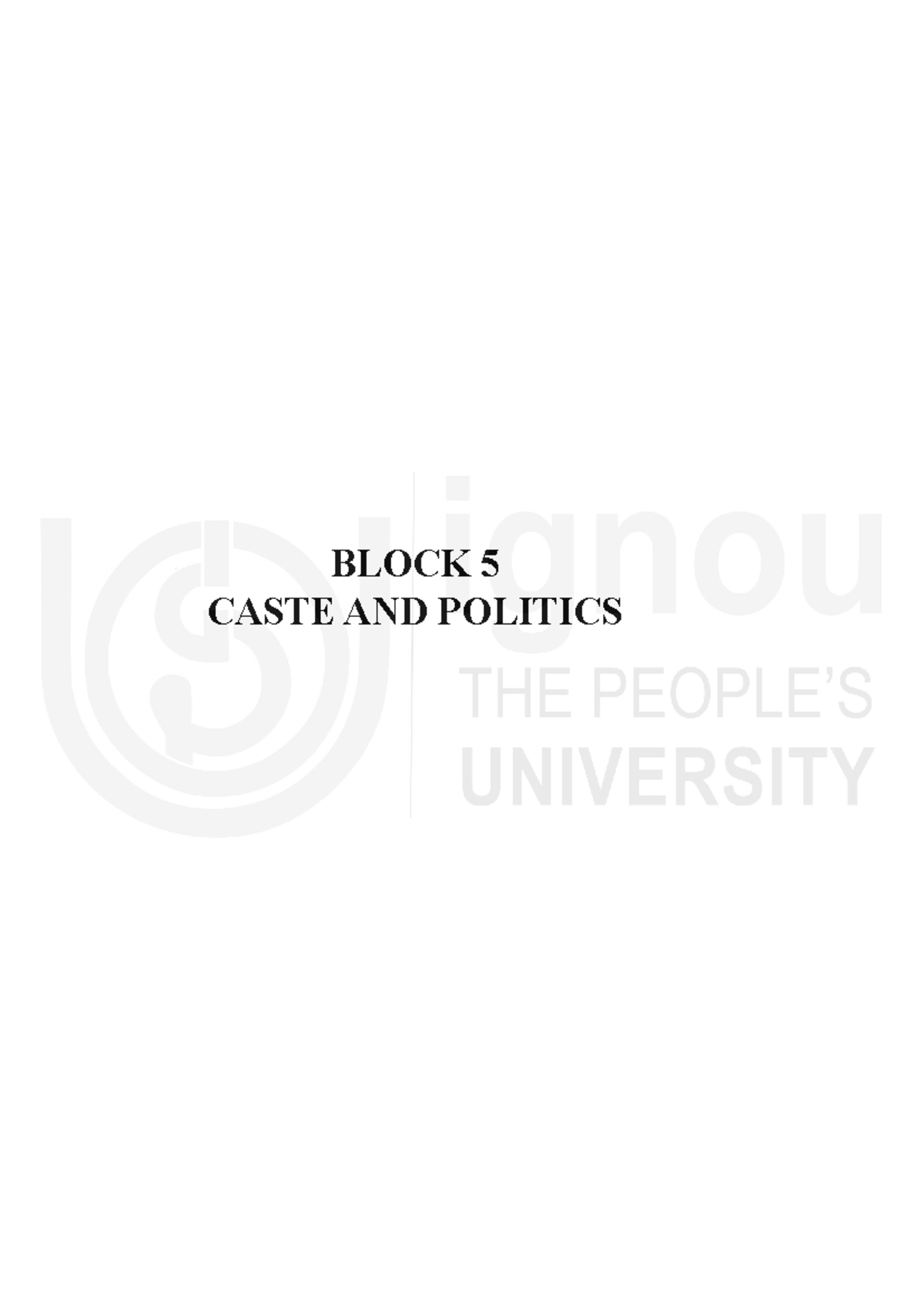 Caste and Politics in India: Understanding Electoral Dynamics and ...