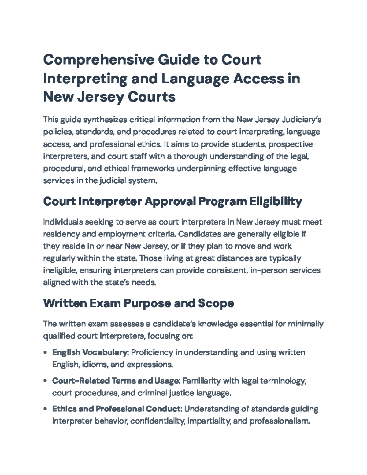 Comprehensive Guide to Court Interpreting & Language Access in NJ ...