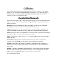 Unit 5 - Cell Biology - Studocu
