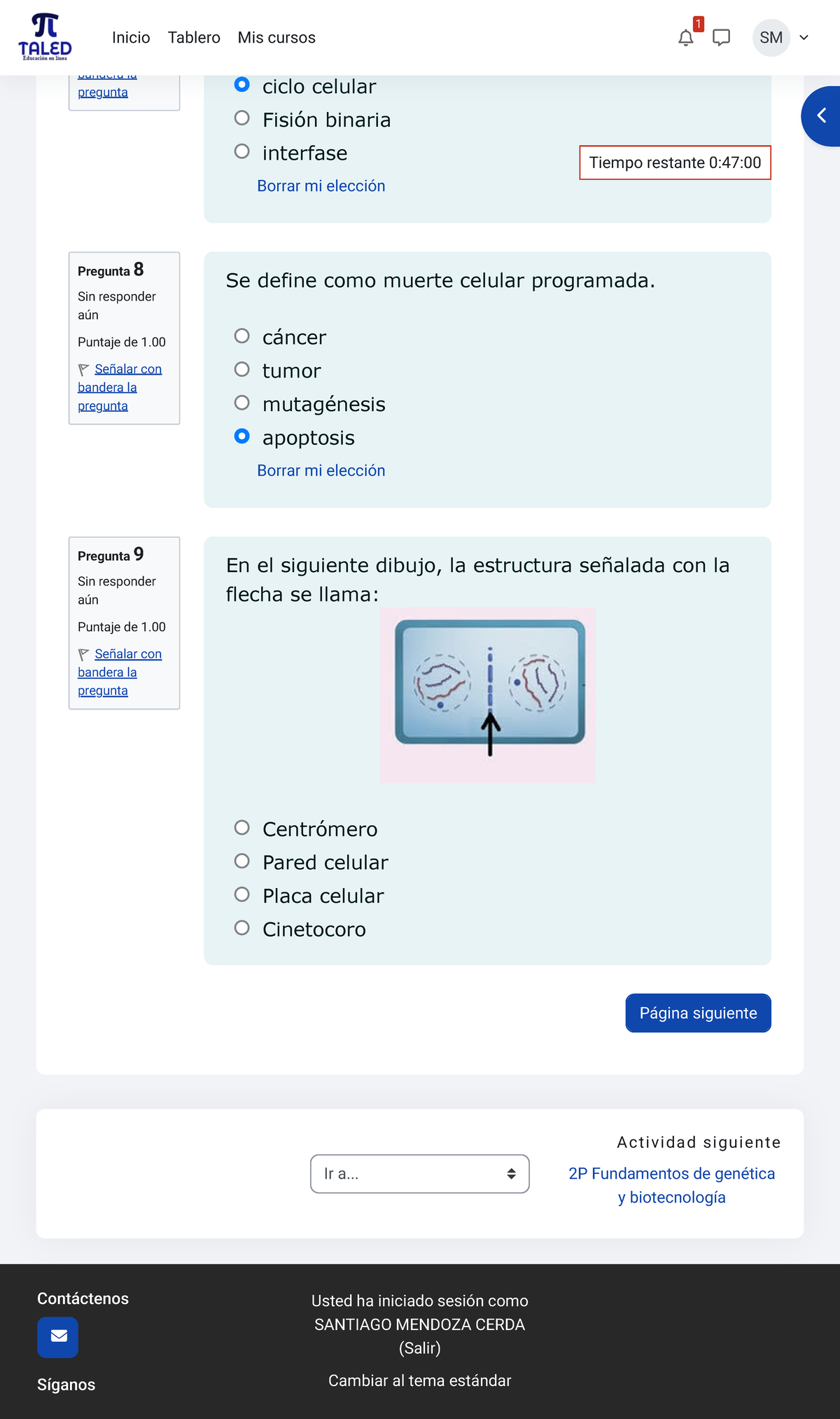 1P Fundamentos de genética y biotecnología (página 2 de 7) Taled ...