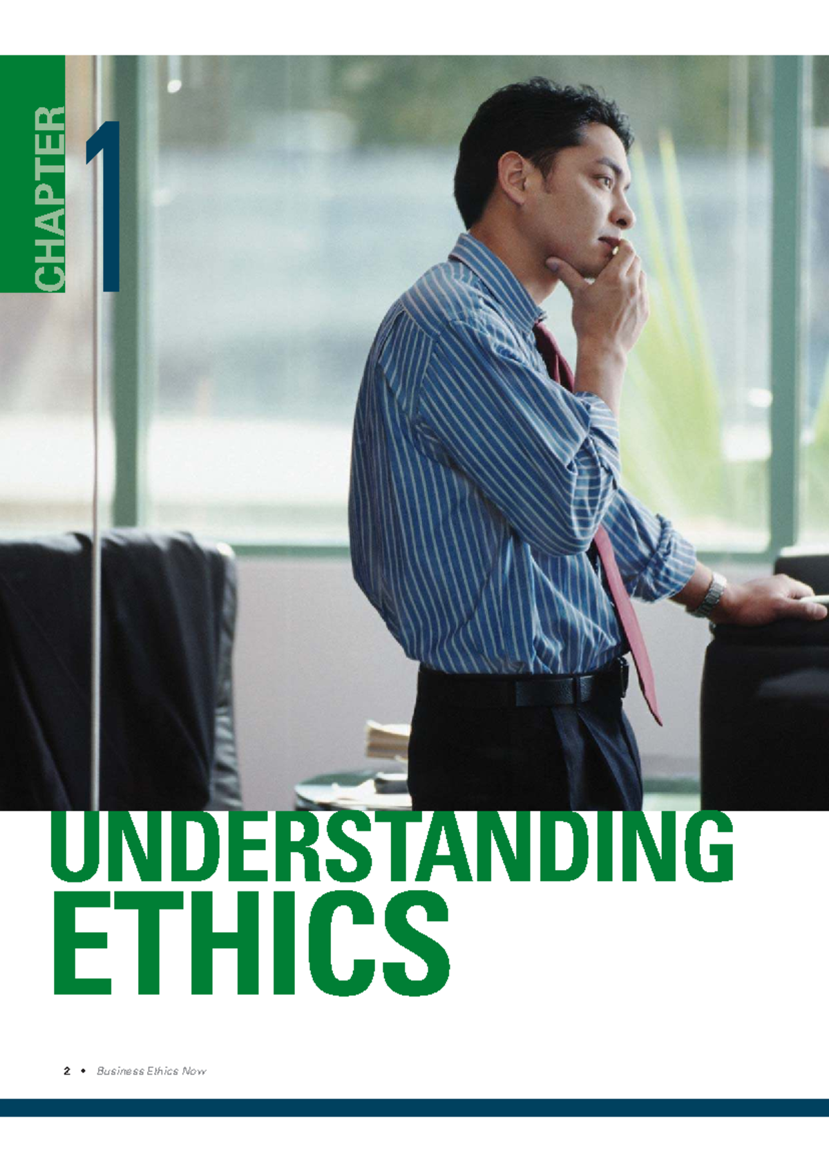 Textbook - Business Ethics - Chapter 1 - Understanding Ethics - 2 ...