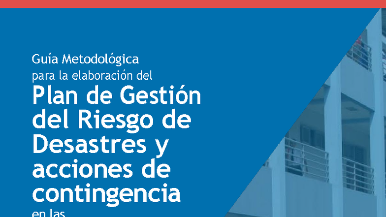 Guía Metodológica para el PGRD en Instituciones Educativas - Studocu