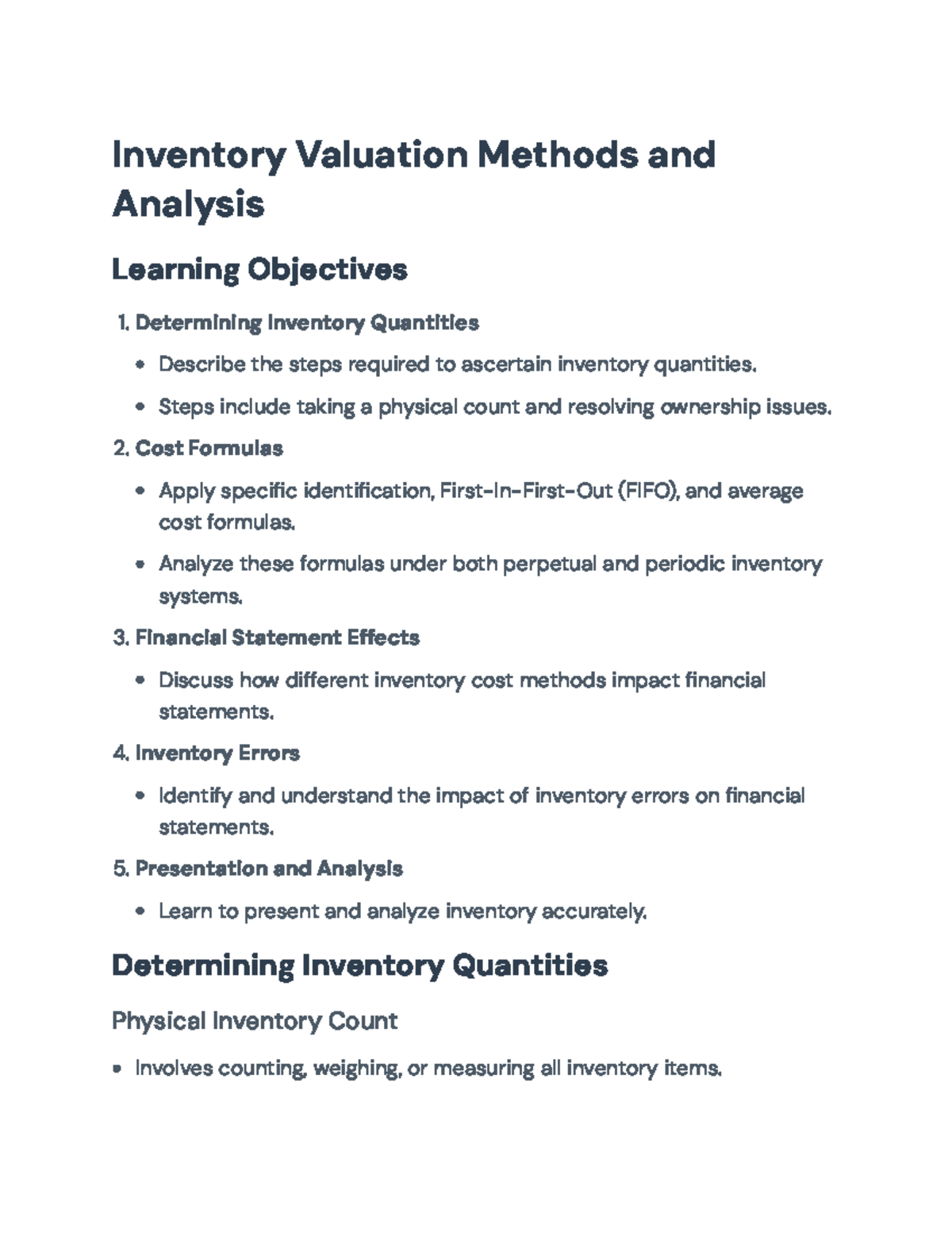 Inventory Valuation Methods: Techniques and Impacts on Financials ...