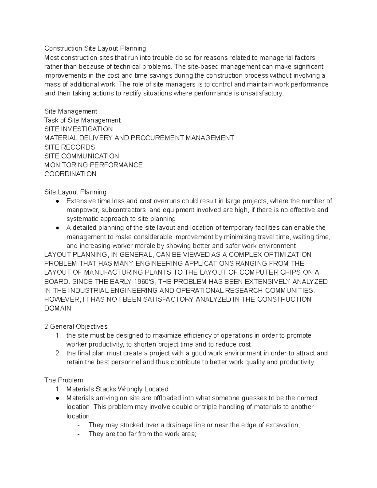Construction Site Layout Planning: Enhancing Efficiency and Safety ...