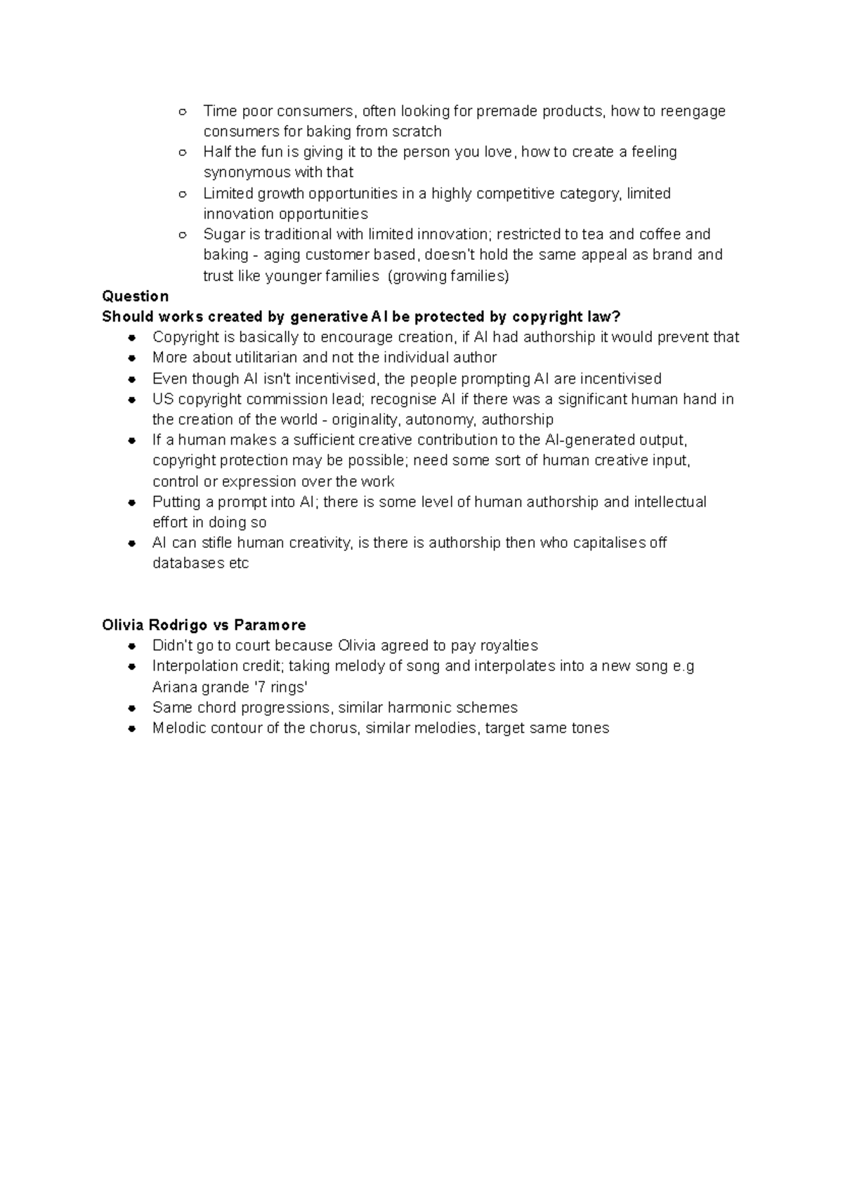 Reengaging Time-Poor Consumers: Baking from Scratch & Copyright Issues ...