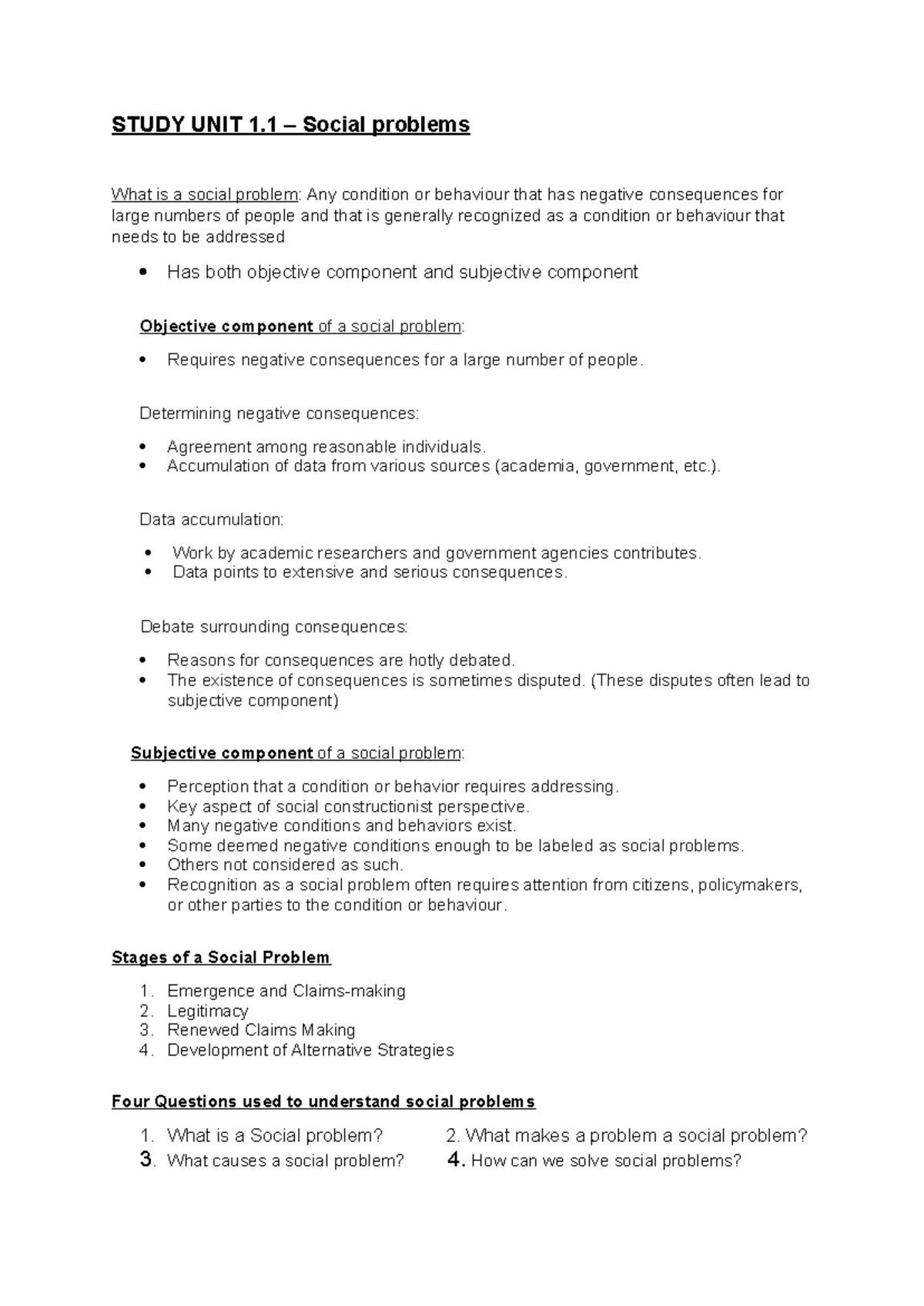 Social Problems and Deviance: Understanding Key Concepts (SOC 101 ...