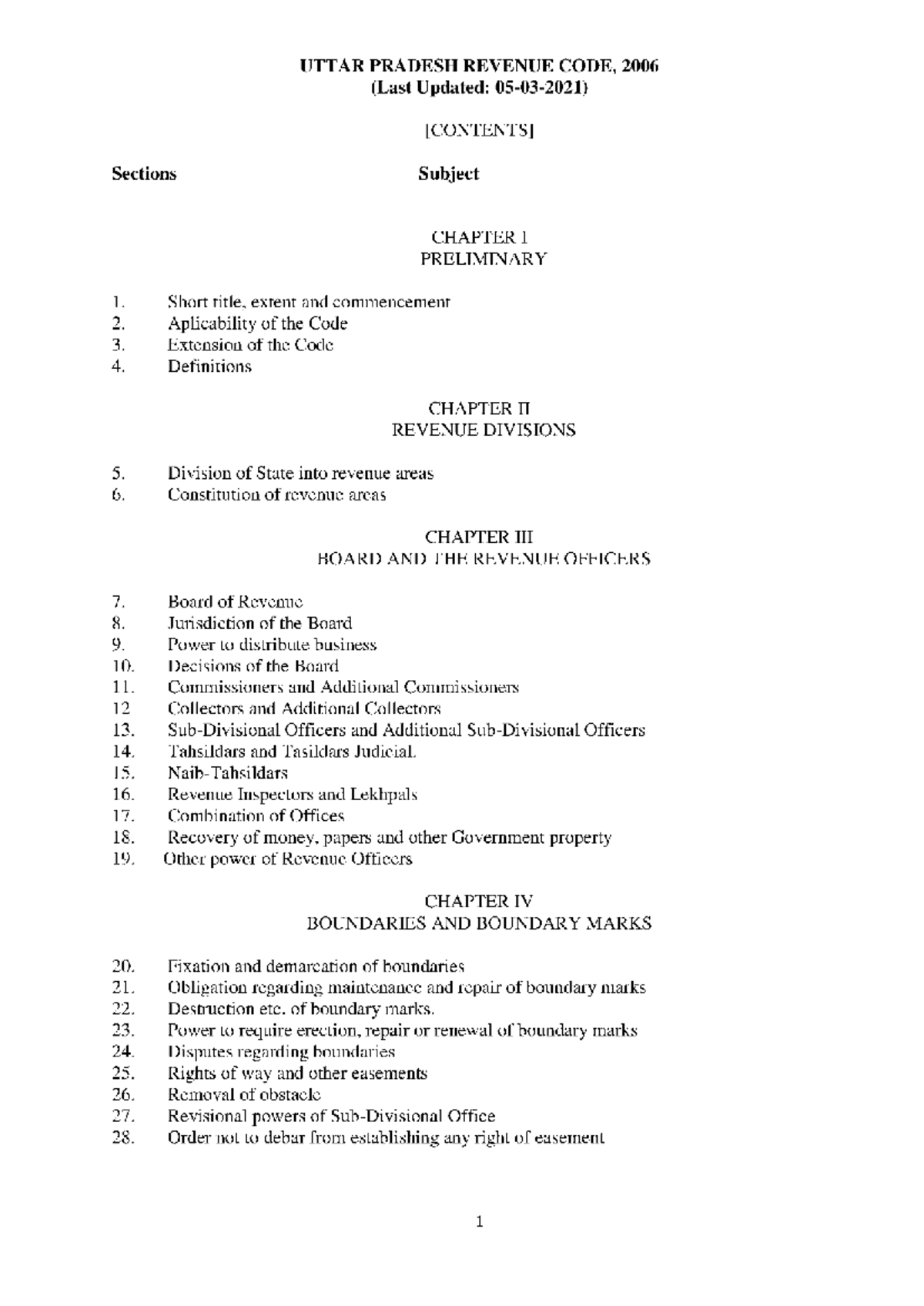 U.P. Revenue Code, 2006: Comprehensive Overview and Key Provisions ...