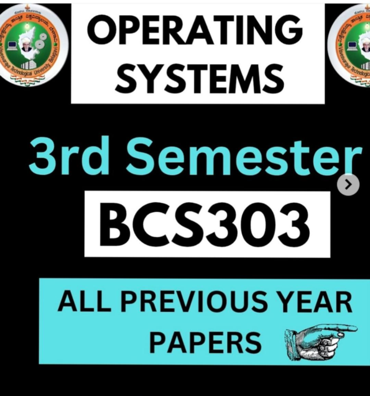 BCS303 Operating Systems Study Material for CSE - Previous Year Papers ...