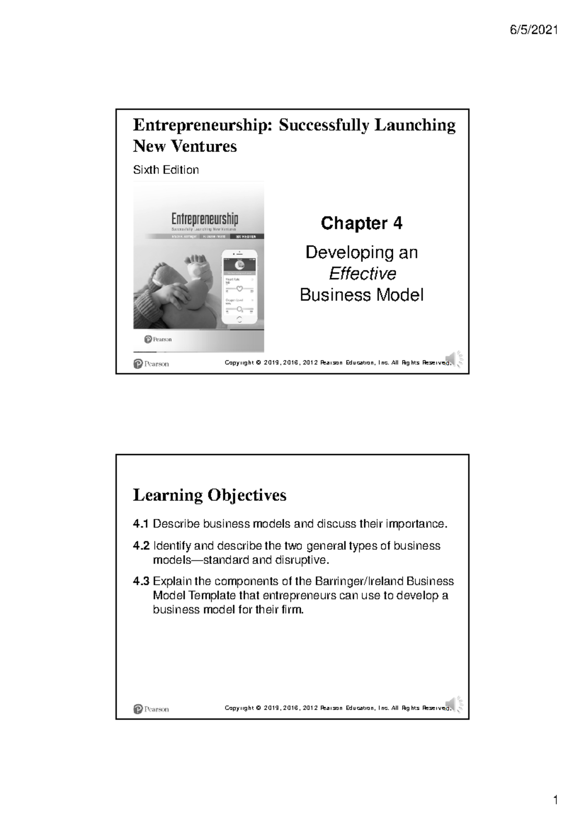 Chapter 4-ver 2 for entrepreneurship 2021 2022 - Copyright © 2019, 2016 ...
