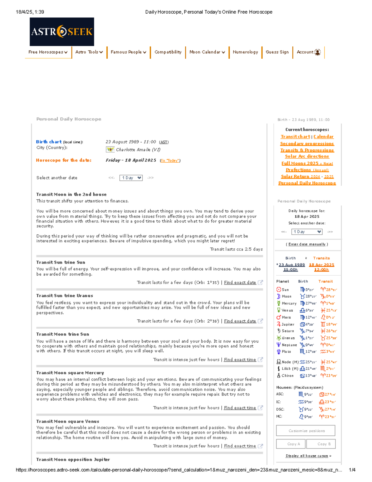 1:39 Daily Horoscope Analysis: Personal Insights & Astrological ...